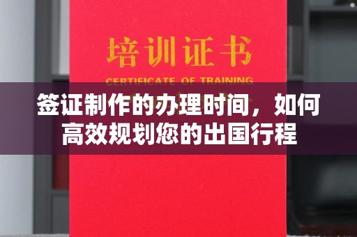 林州签证制作的办理时间，如何高效规划您的出国行程
